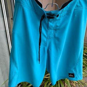 Quiksilver Bright Blue Drawstring Board Shorts